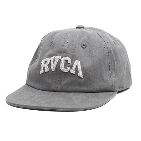 Boné RVCA Aba Reta Big RVCA Snapback SM26 Cinza