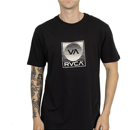 Camiseta RVCA Blinder SM26 Masculina Preto