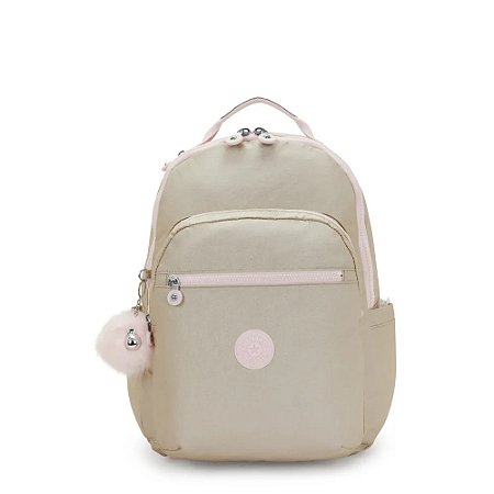 Mochila Kipling Seoul Gold Shimmer