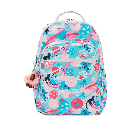 Mochila Kipling Seoul Cat In Space