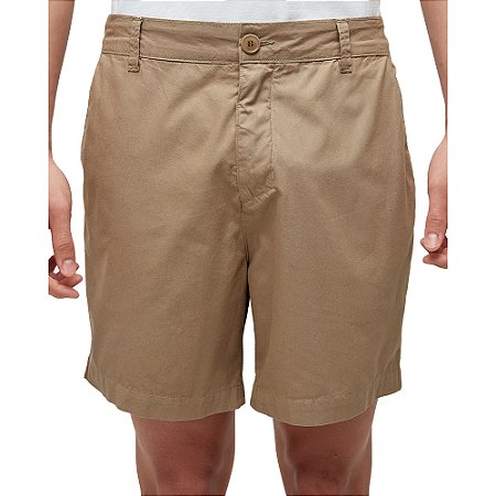 Bermuda Osklen Flow Cotton Masculina Bege