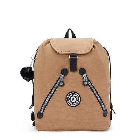 Mochila Kipling New Fundamental L Early Tan H