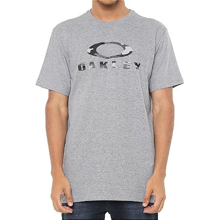 Camiseta Oakley O-Bark Cinza