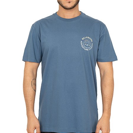 Camiseta Billabong Rockies I SM26 Masculina Azul