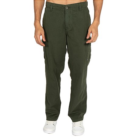 Calça Billabong Scheme Cargo SM26 Masculina Verde Escuro
