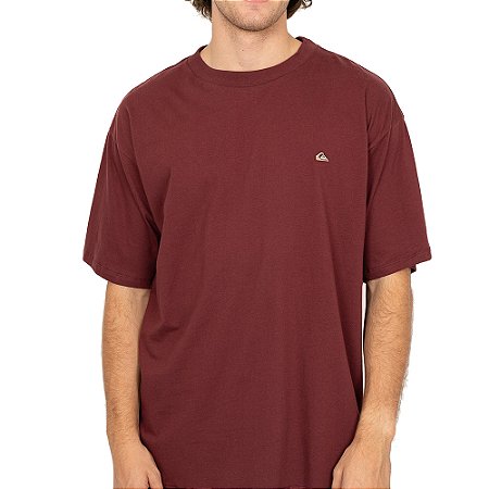 Camiseta Quiksilver Over Embroidery SM26 Masculina Vinho