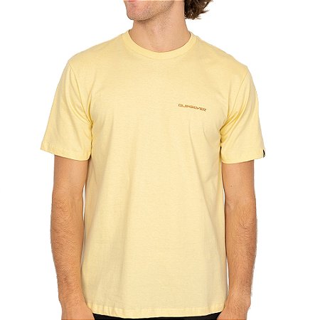 Camiseta Quiksilver Desert Waves SM26 Masculina Amarelo