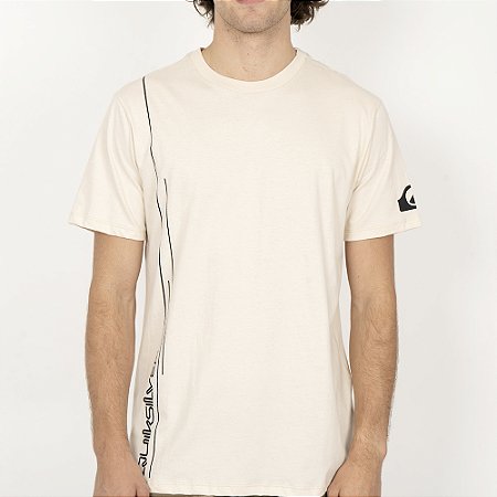 Camiseta Quiksilver New Lines SM26 Masculina Areia