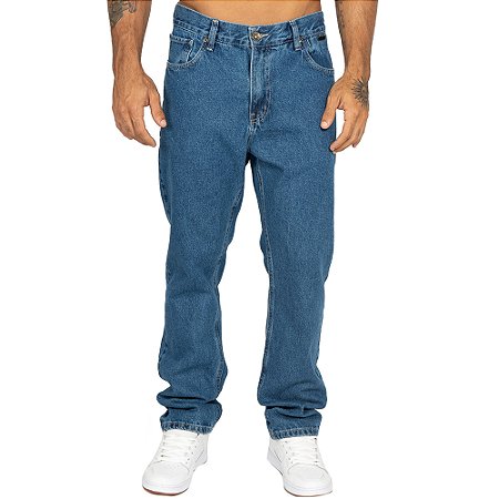 Calça Quiksilver Jeans Everyday Revolver Good SM26 Azul