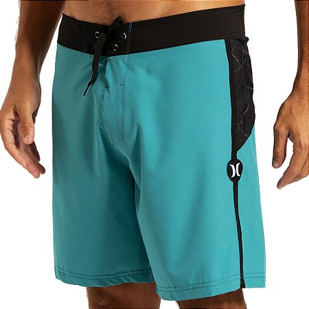 Bermuda Hurley Backside SM26 Masculina Turquesa