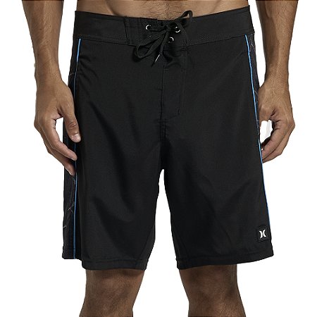 Bermuda Hurley Beachside Solo 18" SM26 Masculina Preto