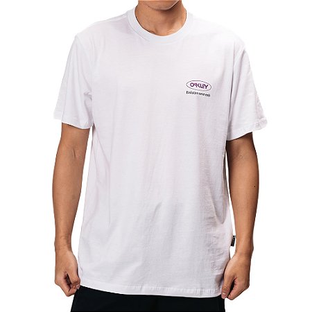 Camiseta Oakley Sun Flower SM25 Masculina White