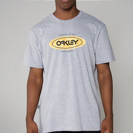 Camiseta Oakley Sun Flower Quick Dry SM25 Heather Grey