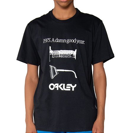 Camiseta Oakley B1B Heritage Icons SM25 Masculina Blackout