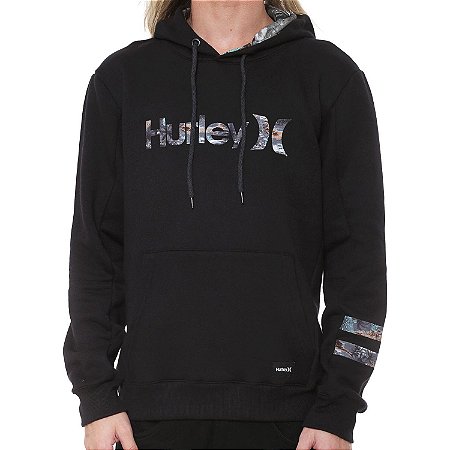 moletom hurley preto