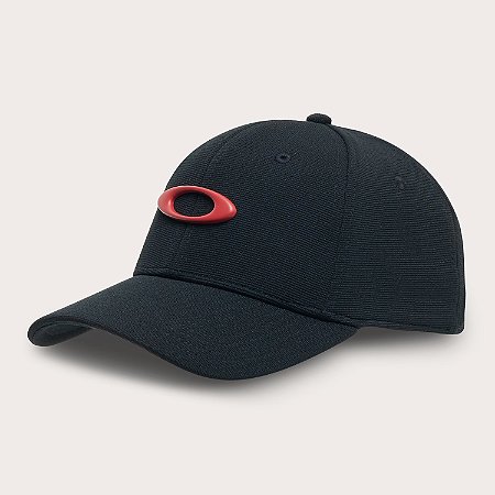 Boné Oakley Tincan Cap Pitch Black/Flame Red