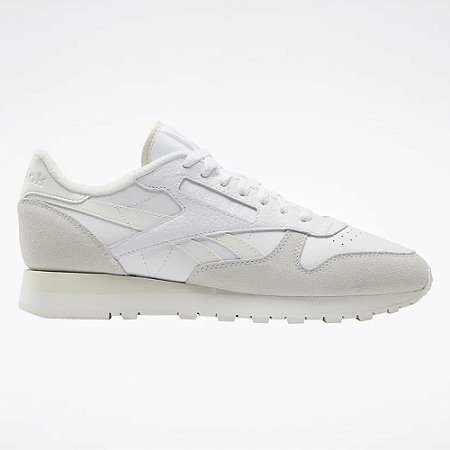 Tênis Reebok Classic Leather Masculino White/Chalk/Grey
