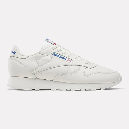 Tênis Reebok Classic Leather Masculino Chalk/Vecblue/Vecre