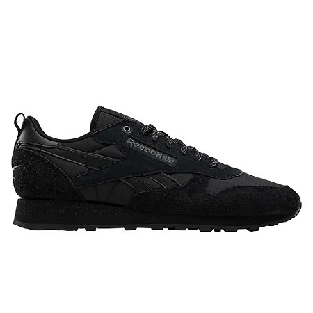 Tênis Reebok Classic Leather Masculino Black/Black/Grey6