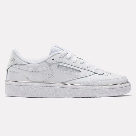 Tênis Reebok Club C 85 Feminino White/White/Grey