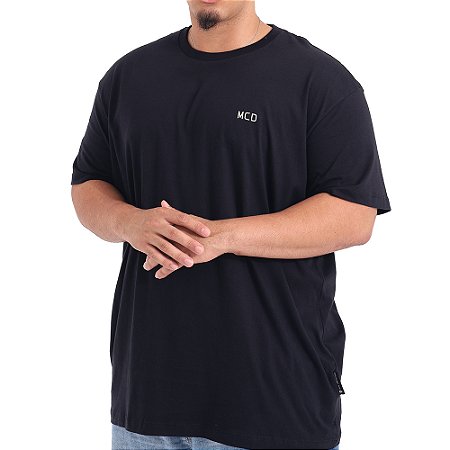 Camiseta MCD Chronos Costas Oversized WT26 Masculina Preto