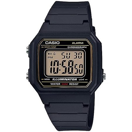 Relógio Casio Standard W-217H-9AVDF Preto