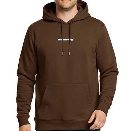 Moletom Billabong Canguru Smitty PS WT25 Masculino Marrom