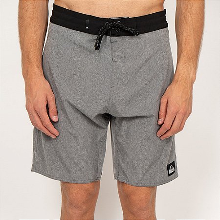 Bermuda Quiksilver Street Trunk Heather 20 SM26 Cinza Mescla