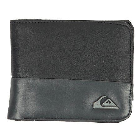 Carteira Quiksilver Fade Ocean Preto