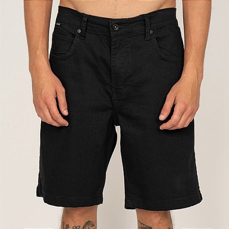 Bermuda Element Jeans Street Black SM26 Masculina Preto