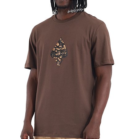 Camiseta MCD Espada Volcanic WT26 Masculina Marrom Ruina