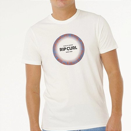Camiseta Rip Curl Streamline Filter WT26 Masculina Bone
