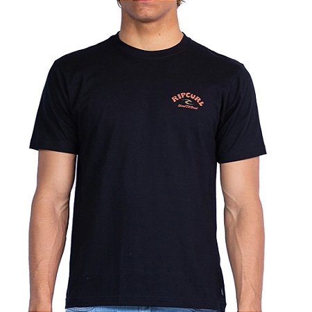 Camiseta Rip Curl Shred Til WT26 Masculina Preto