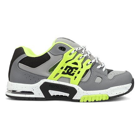 Tênis DC Shoes AT-2 WT26 Masculino Grey/Black/Lime