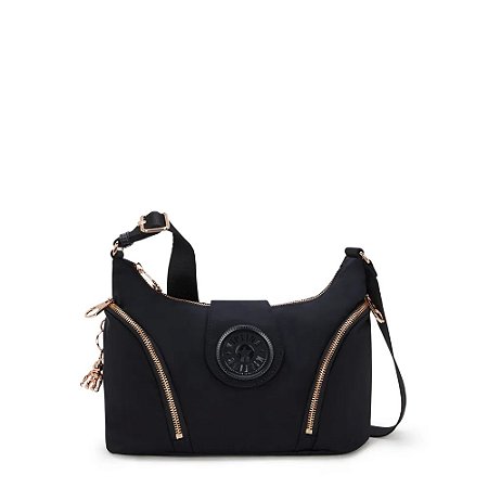 Bolsa Kipling Sera M Blck Rose Spice