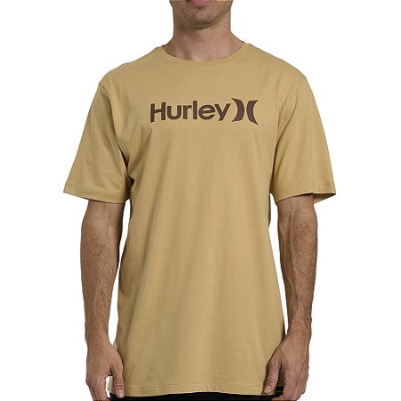 Camiseta Hurley O&O Solid WT26 Masculina Bege