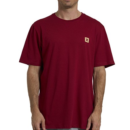 Camiseta Hurley Mini Icon WT26 Masculina Vinho