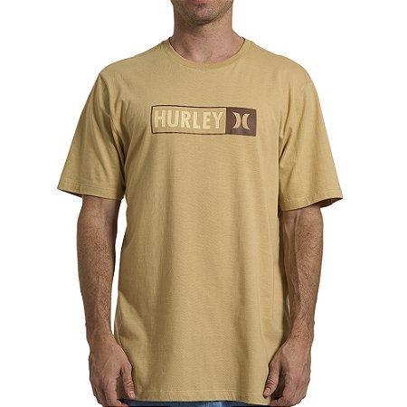 Camiseta Hurley Track WT26 Masculina Bege