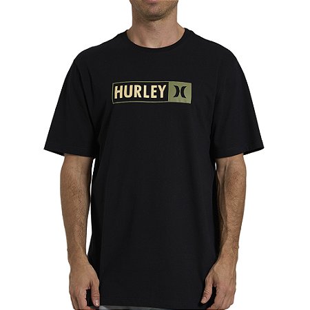 Camiseta Hurley Track Over WT26 Masculina Preto