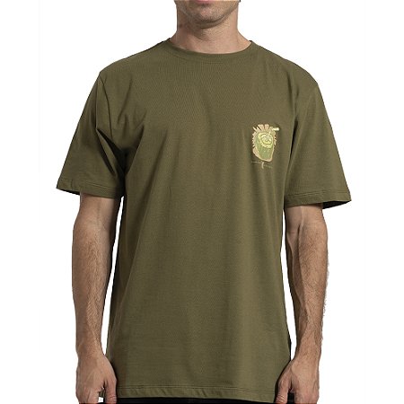 Camiseta Hurley Coconut WT26 Masculina Militar