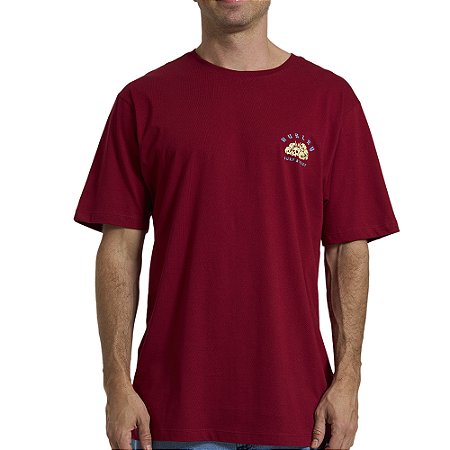 Camiseta Hurley Sea Monster WT26 Masculina Vinho
