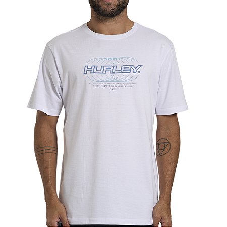Camiseta Hurley Nine Nine WT26 Masculina Branco