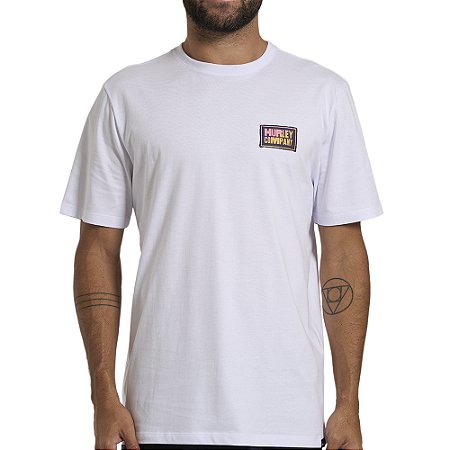 Camiseta Hurley Classic I WT26 Masculina Branco