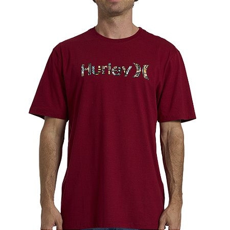 Camiseta Hurley O&O Classic WT26 Masculina Vinho