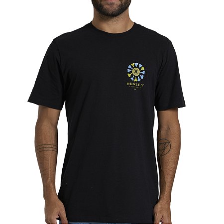 Camiseta Hurley Reborn WT26 Masculina Preto
