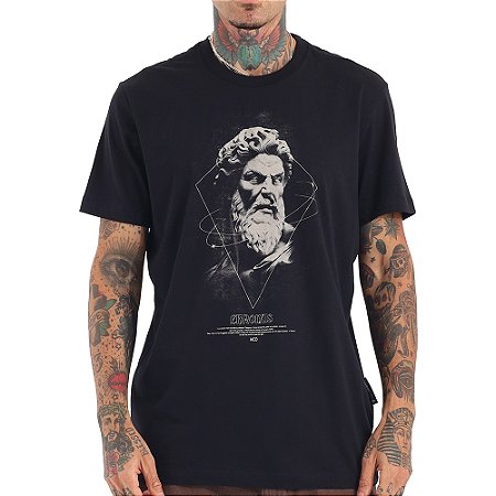 Camiseta MCD Regular Chronos WT26 Masculina Preto