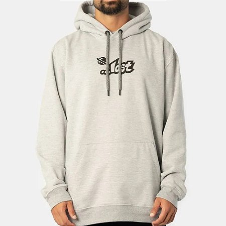 Moletom Lost Canguru Fogo Fire WT26 Masculino Mescla Médio