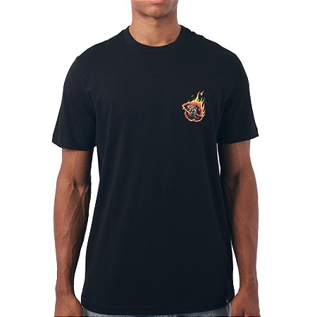 Camiseta Lost 8Ball Oversized WT26 Masculina Preto