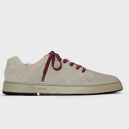 Tênis Osklen Soho Camurca Masculino Cinza/Preto