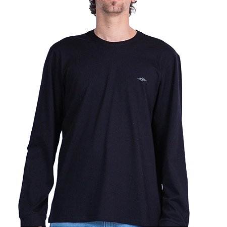 Camiseta Rip Curl Manga Longa Classic Surf WT26 Black